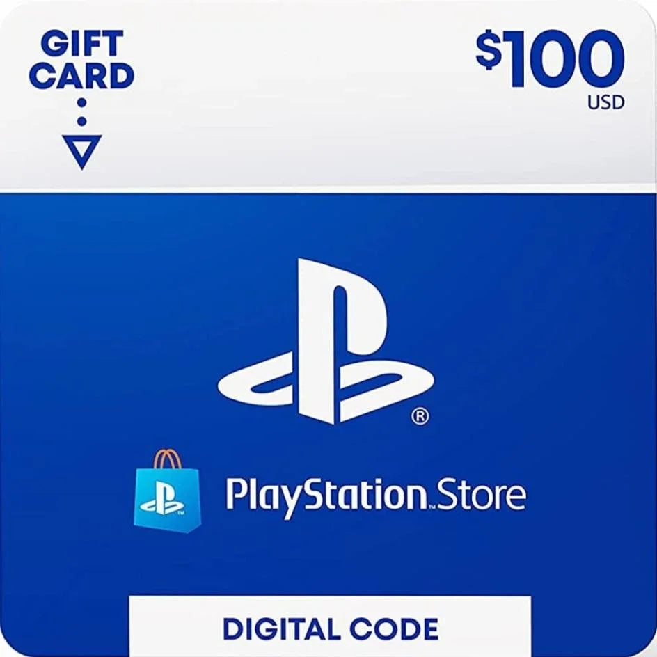 PSN - PLAY STATION NETWORK CARD $100 easy video game