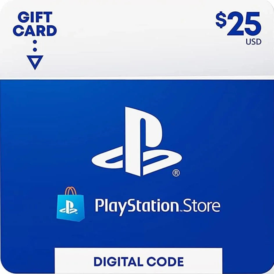 PSN - PLAY STATION NETWORK CARD $25 easy video game