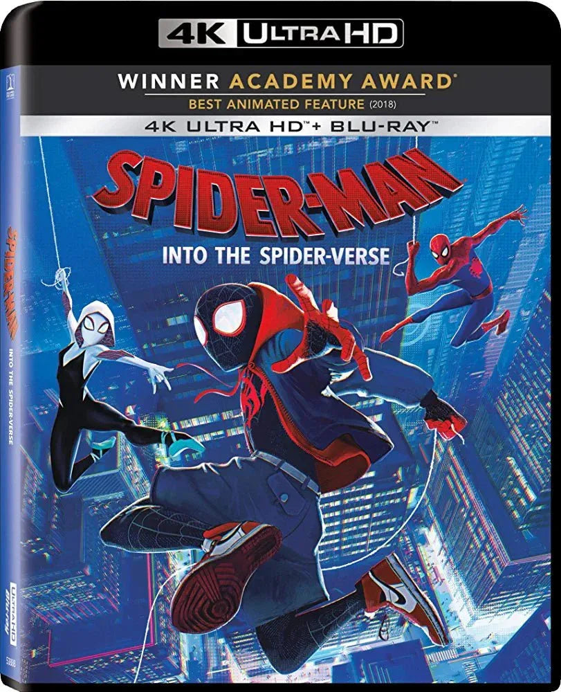 SPIDER-MAN INTO THE SPIDER-VERSE BLU-RAY 4K easy games