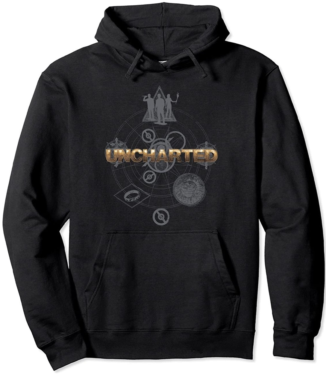 SUDADERA UNCHARTED CON CAPUCHA - Easy Games