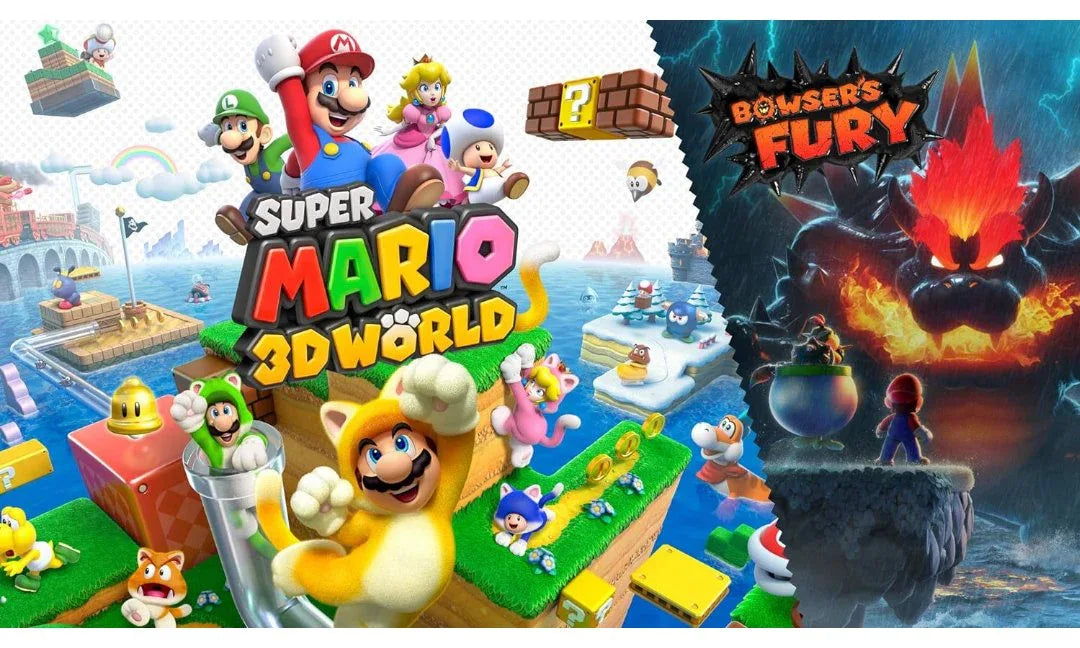SUPER MARIO 3D WORLD + BOWSER FURY easy video game