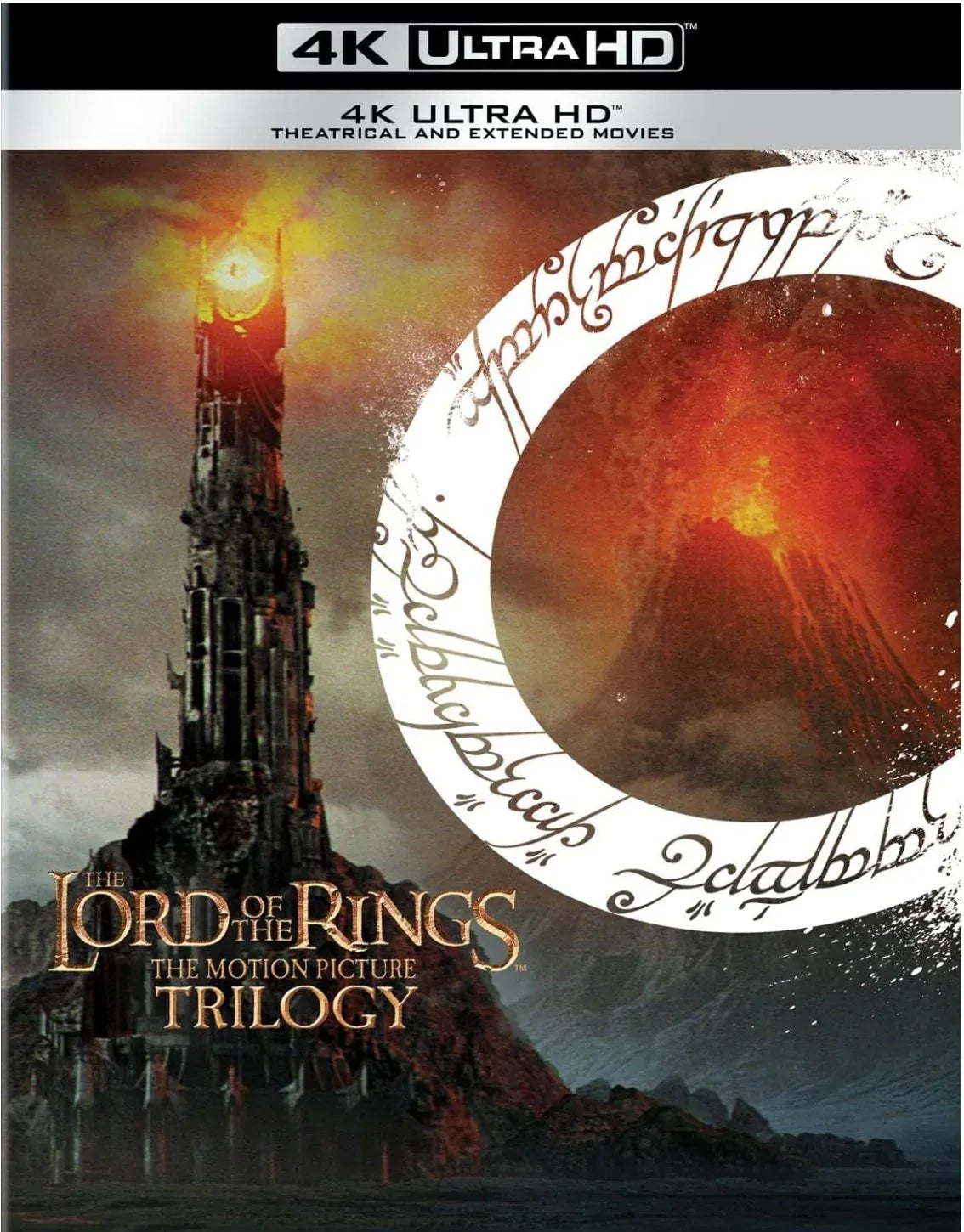 THE LORD OF THE RING TRILOGY BLU-RAY 4K easy video game