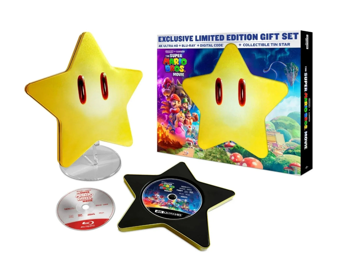 THE SUPER MARIO MOVIE BLU RAY 4K easy games
