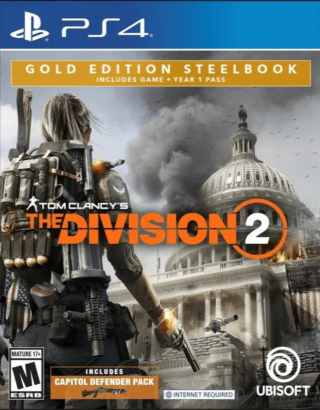 TOM CLANSY'S THE DIVISION 2 GOLD EDITION PS4 easy video game