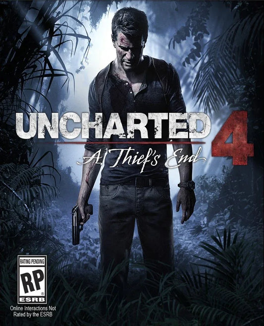 UNCHARTED 4: A THIEF'S END *HITS PS4 easy video game