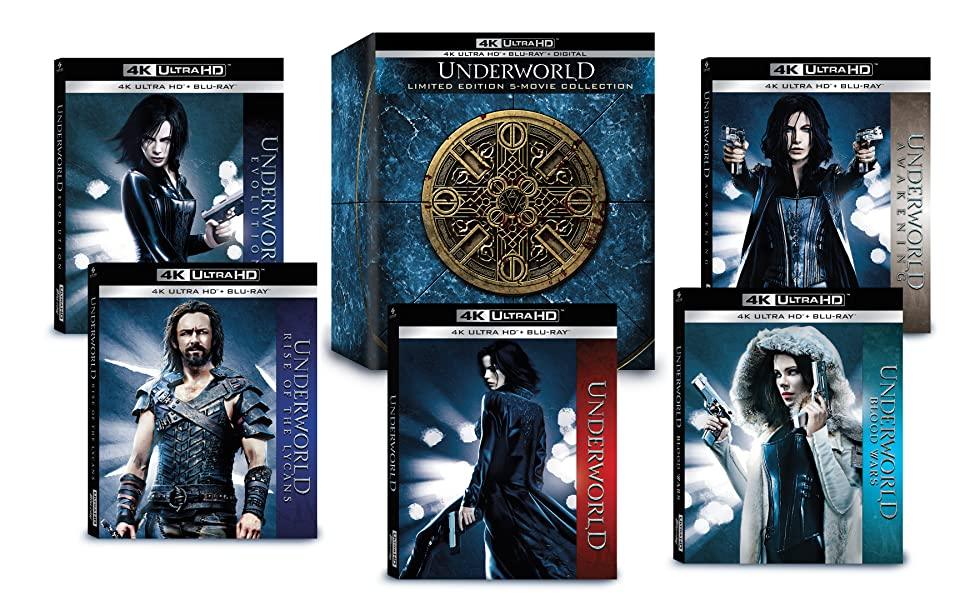 UNDERWORLD 5 MOVIE COLLECTION 4K BLU-RAY easy video game
