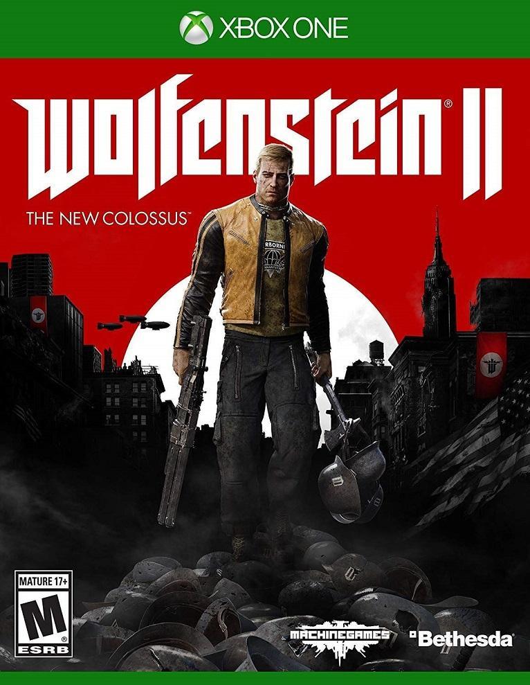 WOLFENSTEIN II THE NEW COLOSSUS XBOX ONE easy video game