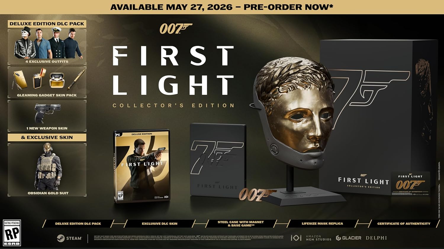 007 FIRST LIGHT COLLECTORS EDITION PS5/XBOX EASY GAMES