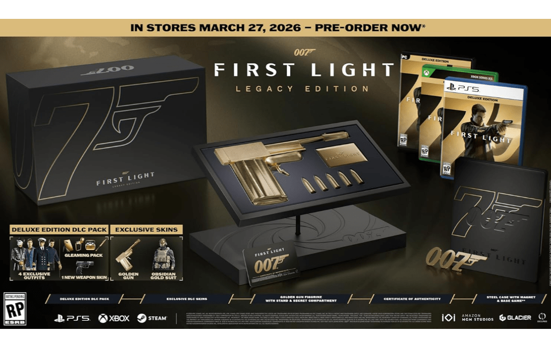 007 FIRST LIGHT PS5 COLLECTOR'S