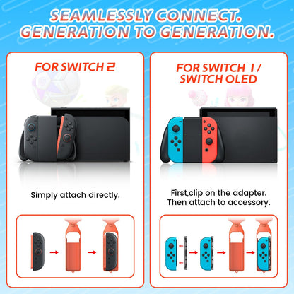 12-in-1 Switch Sports Accessories Bundle for Switch 1/2/OLED CODOGOY