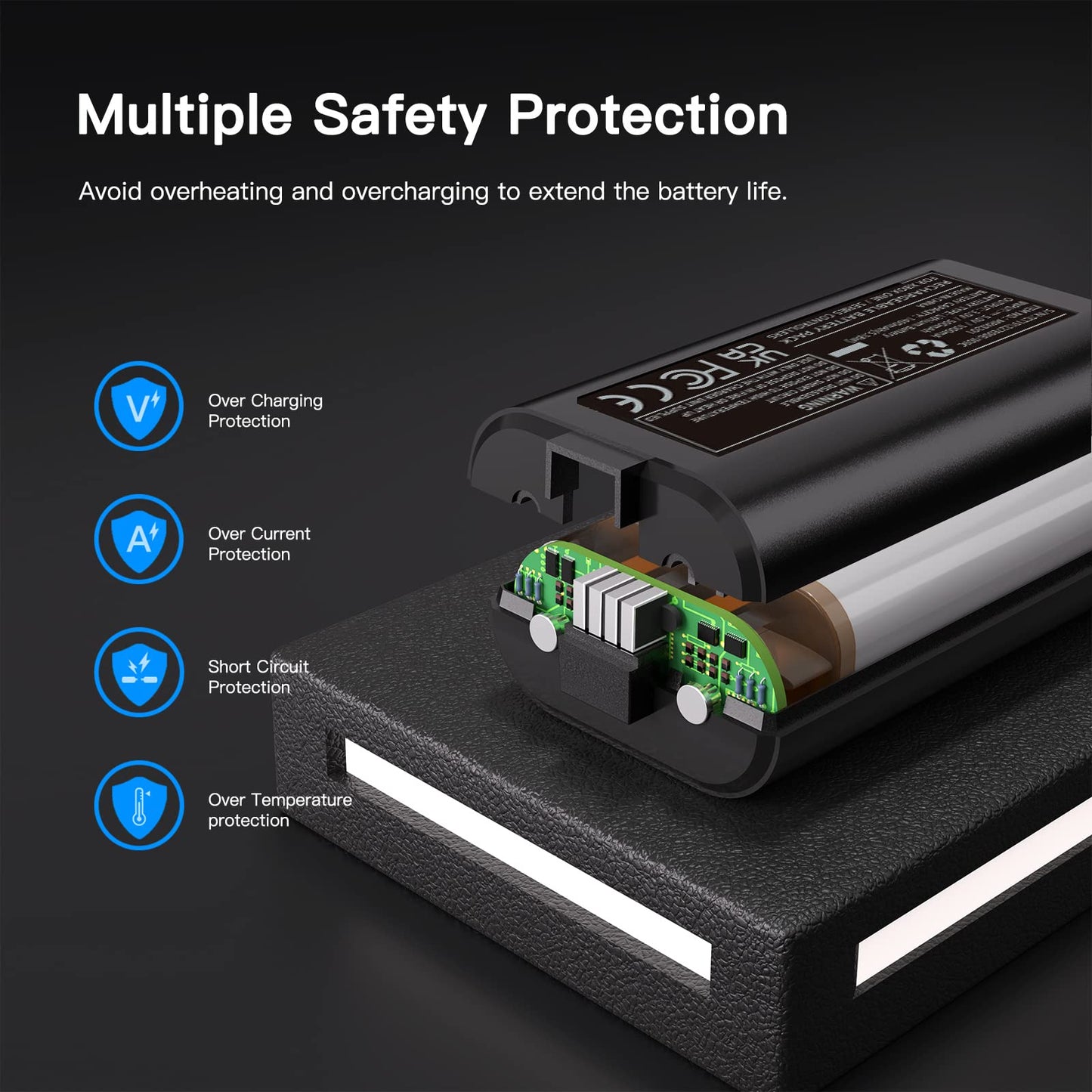 2 Pack Xbox Rechargeable Battery Pack, Xbox Series X Play & Charge Kit 1400mAh - EASY GAMES