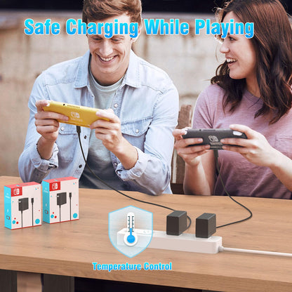 45W Charger for Nintendo Switch - 15V 2.6A AC Adapter Fast Charging MARSDOCK
