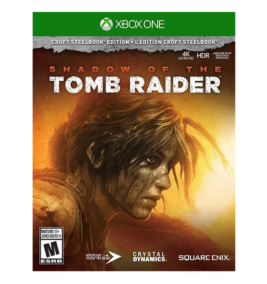 SHADOW OF THE TOMB RAIDER CROFT STEELBOOK EDITION  XBOX ONE