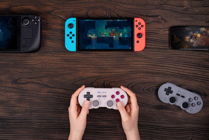 8BitDo SN30 Pro Bluetooth Controller, Hall Effect Joystick Update, Compatible with Switch - EASY GAMES