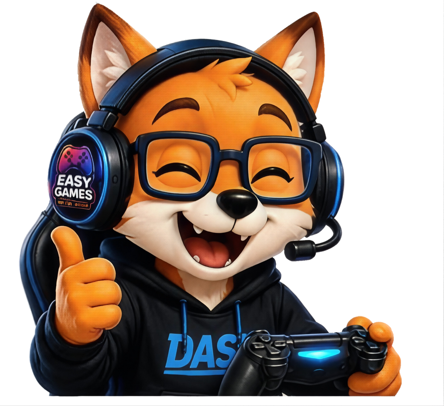 DASH, mascota de EASY GAMES