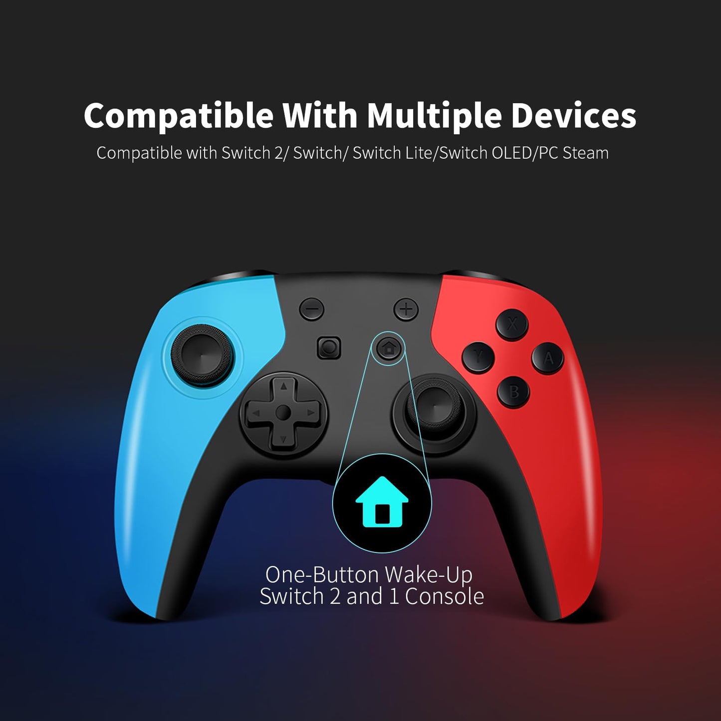 AceGamer 2 Pack Wireless Controller for Nintendo Switch/Lite/OLED AceGamer