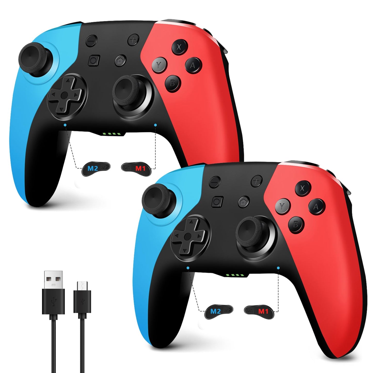 AceGamer 2 Pack Wireless Controller for Nintendo Switch/Lite/OLED AceGamer