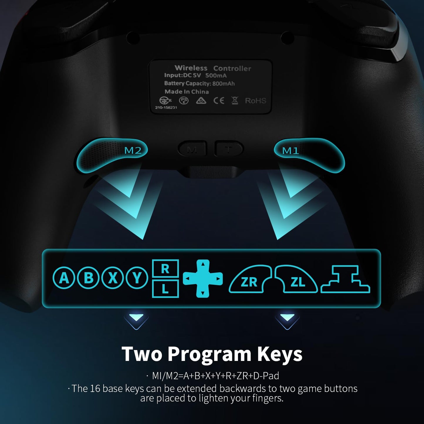 AceGamer 2 Pack Wireless Controller for Nintendo Switch/Lite/OLED AceGamer