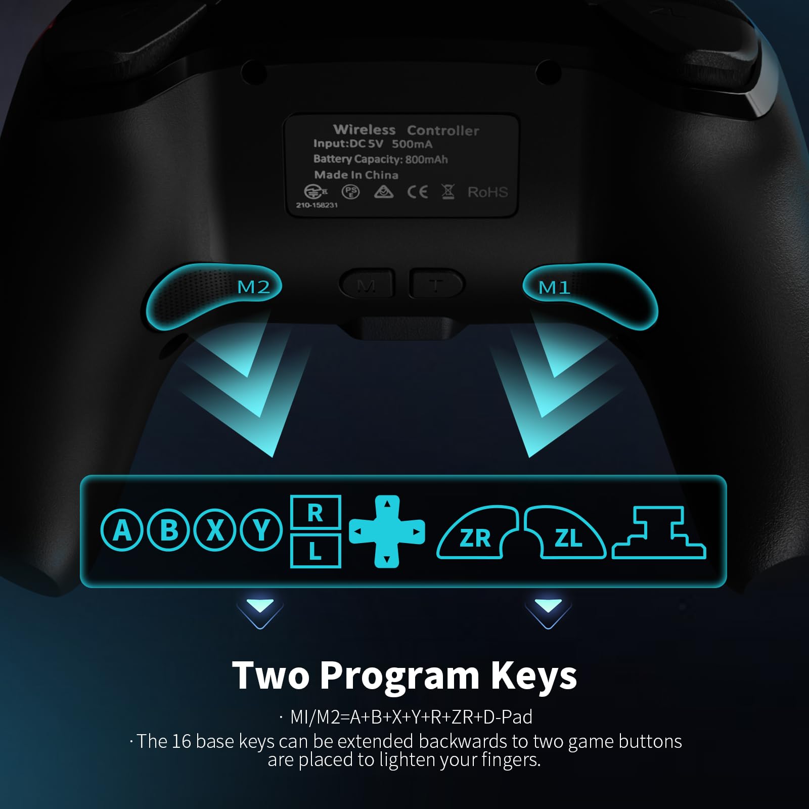AceGamer 2 Pack Wireless Controller for Nintendo Switch/Lite/OLED AceGamer