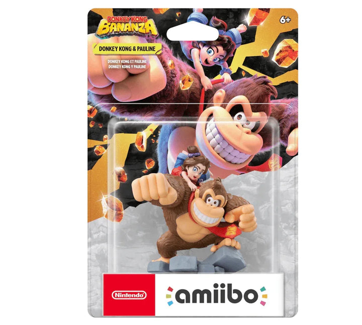 AMIIBO DONKEY KONG BANANZA + PAULINE easy video game