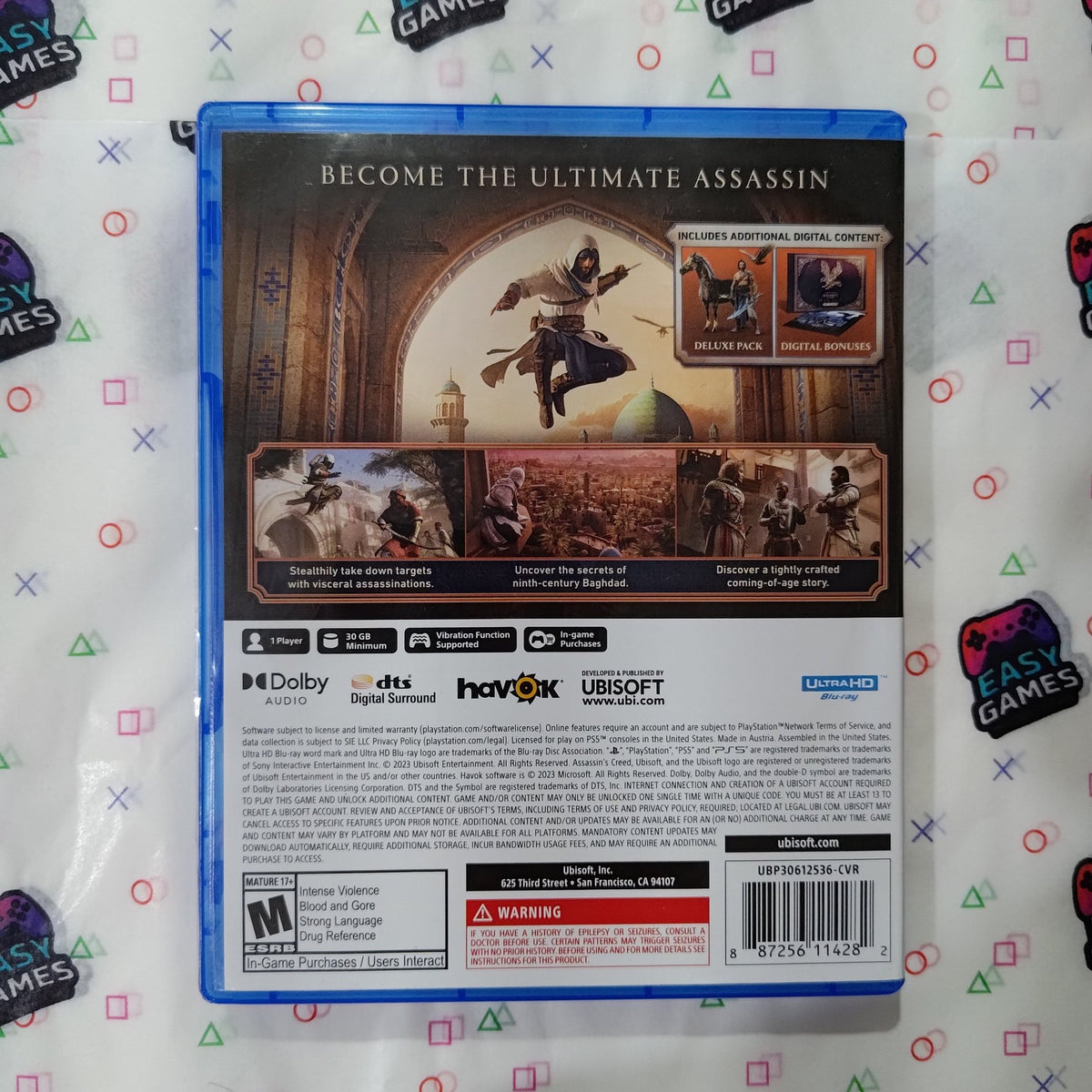 ASSASSIN'S CREED MIRAGE DELUXE EDITION PS5 EASY GAMES