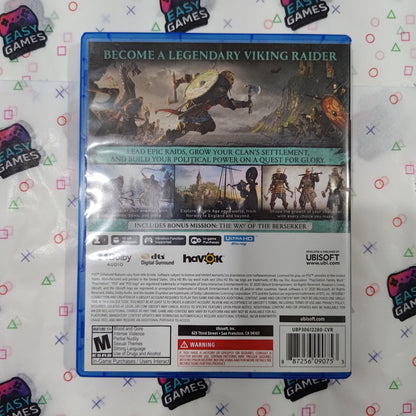 ASSASSIN'S CREED VALHALLA PS5 EASY GAMES