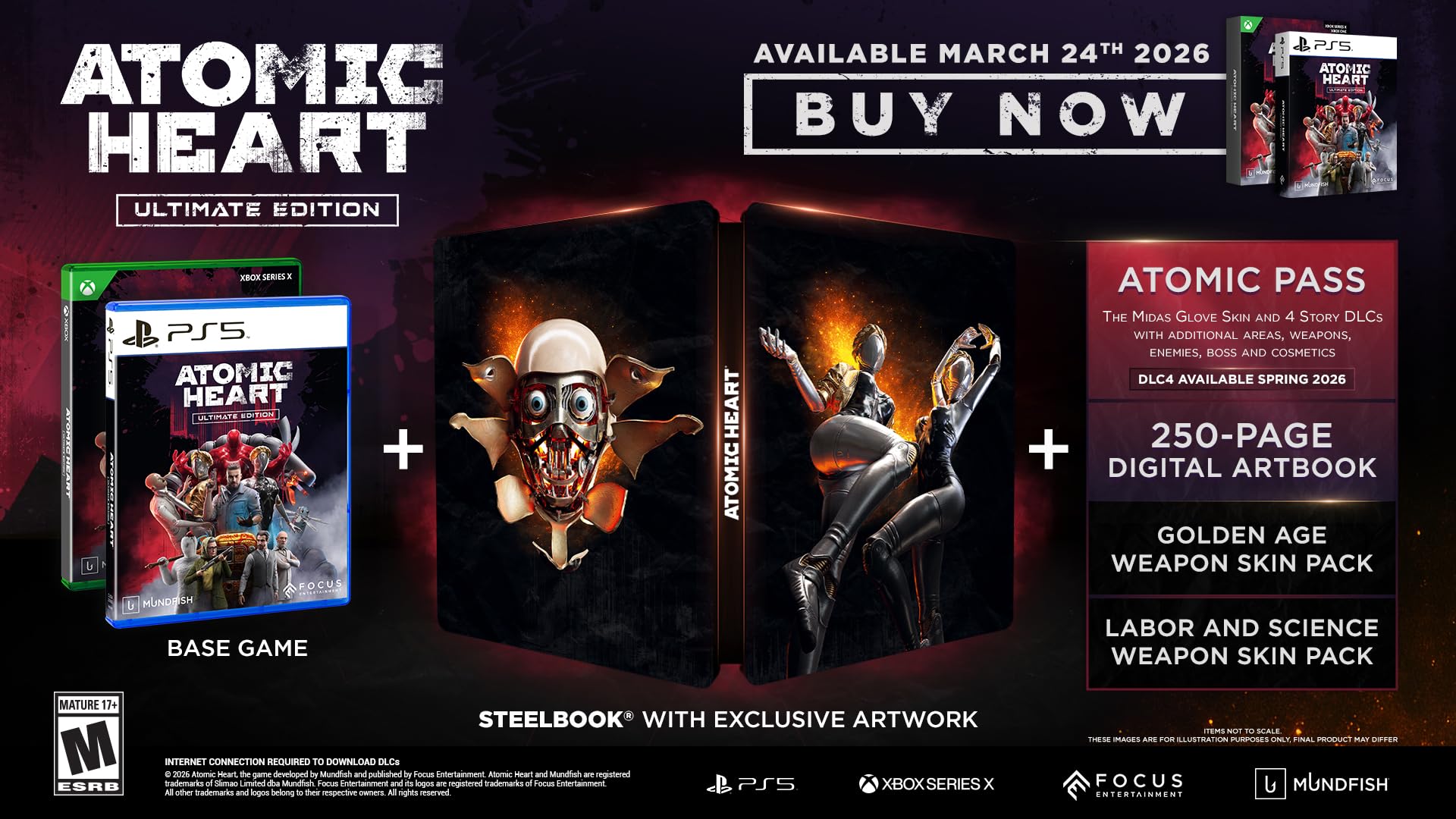 Atomic Heart: Ultimate Edition (PlayStation 5) Maximum Entertainment