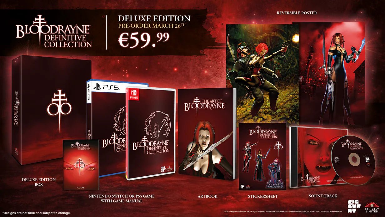BLOODRAYNE LIMITED EDITION DELUXE PS5 *EUROPEO Maximum Entertainment