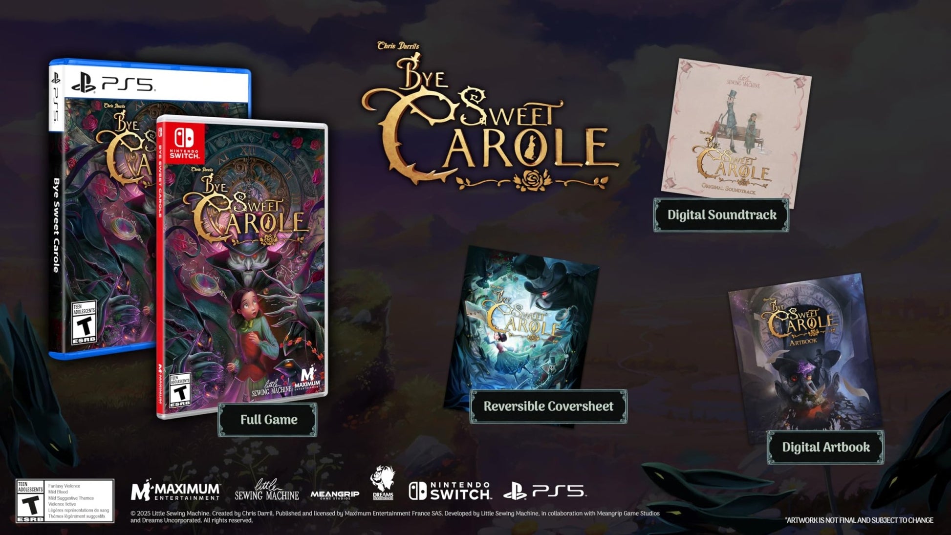 Bye Sweet Carole - PlayStation 5 Maximum Entertainment