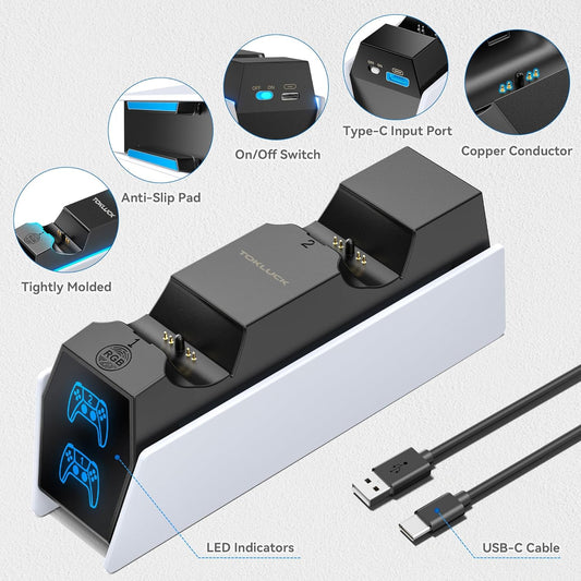 CARGADOR DUALSENSE PS5 EASY GAMES