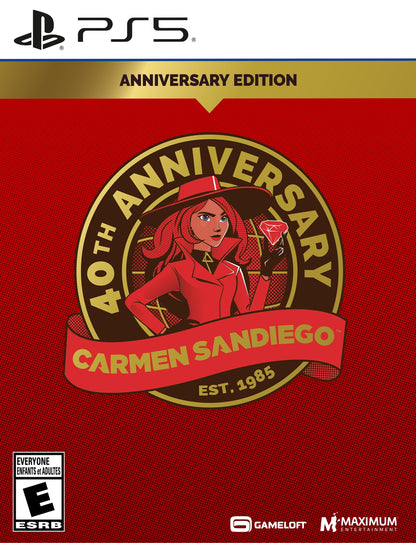 Carmen Sandiego 40th Anniversary Edition PS5 Maximum Entertainment