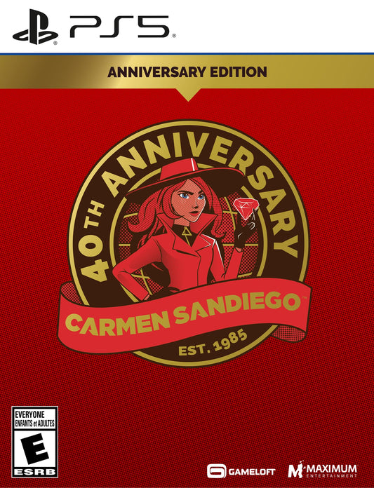 Carmen Sandiego 40th Anniversary Edition PS5 Maximum Entertainment