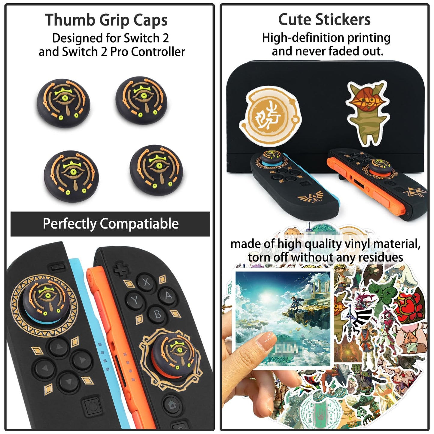 Carrying Case Accessories Bundle for Switch 2 TIKOdirect