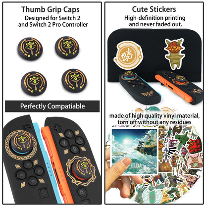 Carrying Case Accessories Bundle for Switch 2 TIKOdirect