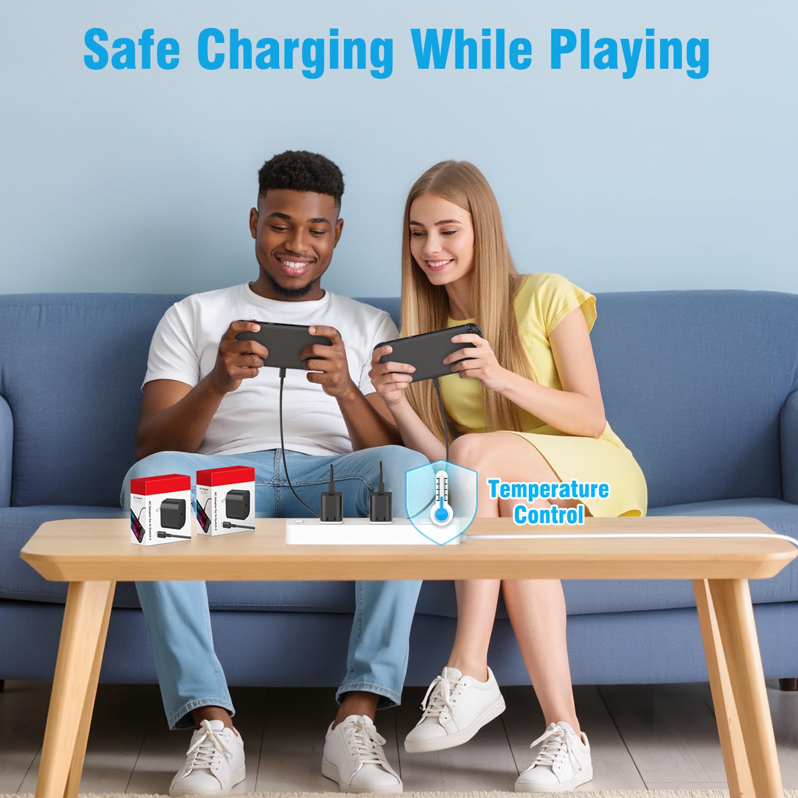 Charger for Nintendo Switch 2-20V 3A 60W AC Adapter Fast Charging MARSDOCK