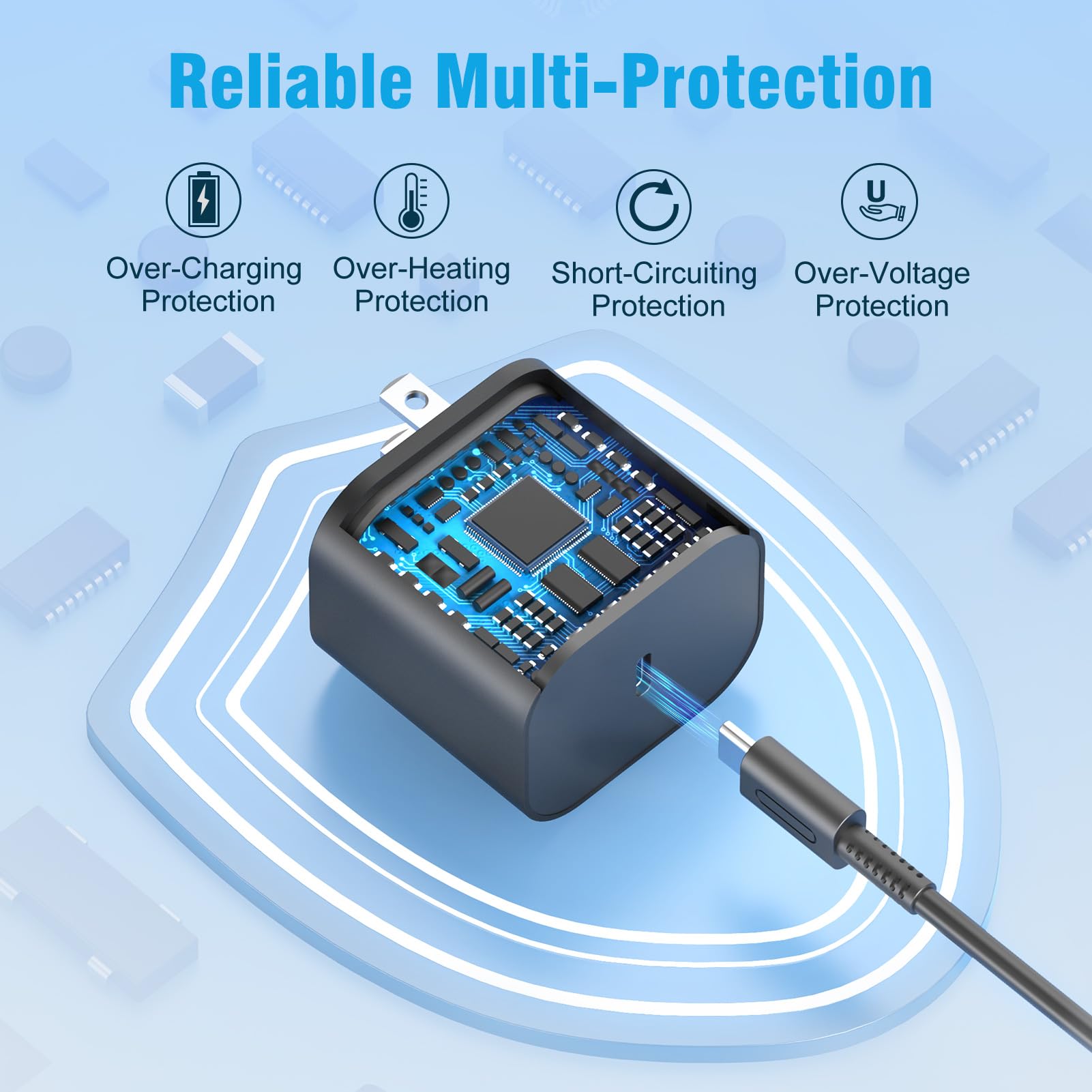 Charger for Nintendo Switch 2-20V 3A 60W AC Adapter Fast Charging MARSDOCK