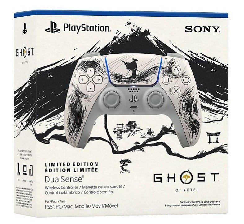 DualSense Wireless Controller Ghost of Yōtei Black Limited Edition - PS5 EASY GAMES
