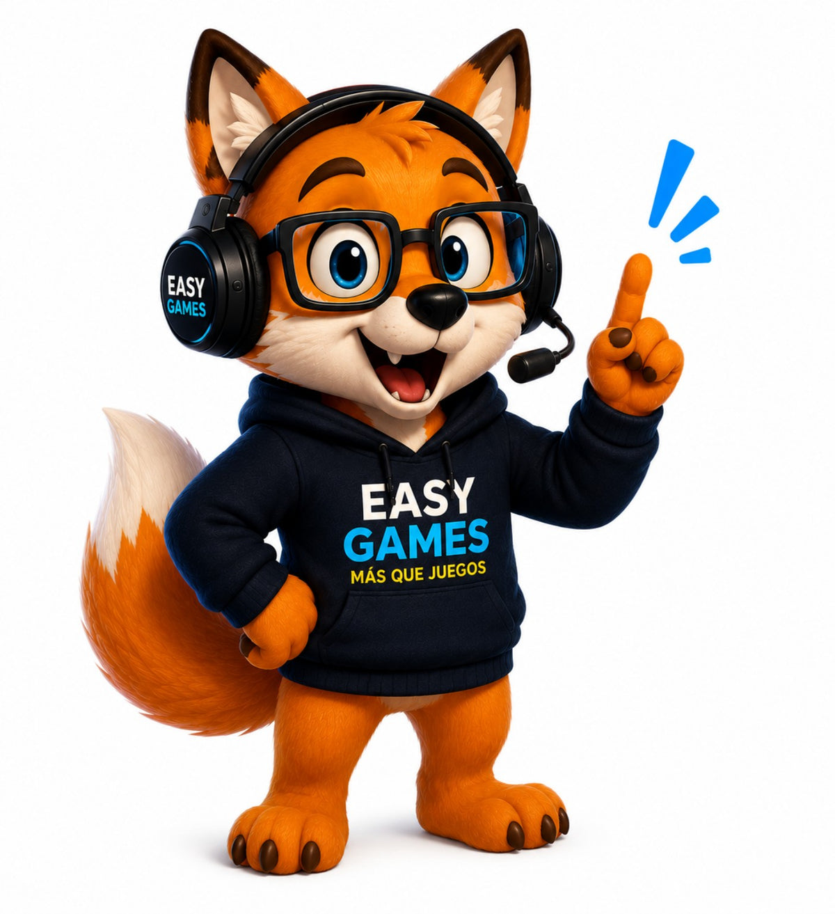 DASH, mascota oficial de EASY GAMES