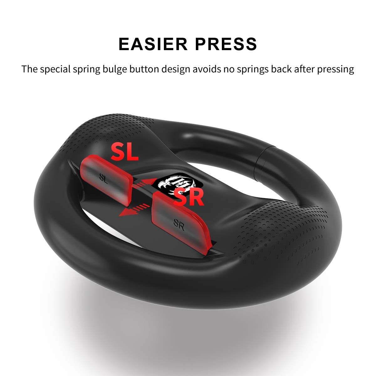 GH4 Pack Switch 2 Steering Wheel Compatible with Mario Kart World GH