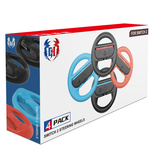 GH4 Pack Switch 2 Steering Wheel Compatible with Mario Kart World GH