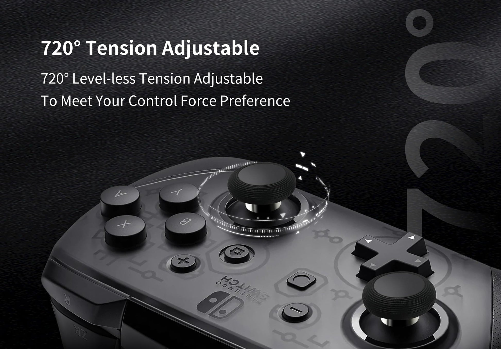 GuliKit 720° Adjustable Tension Magnetic Joystick, for PS5 DualSense Edge GuliKit