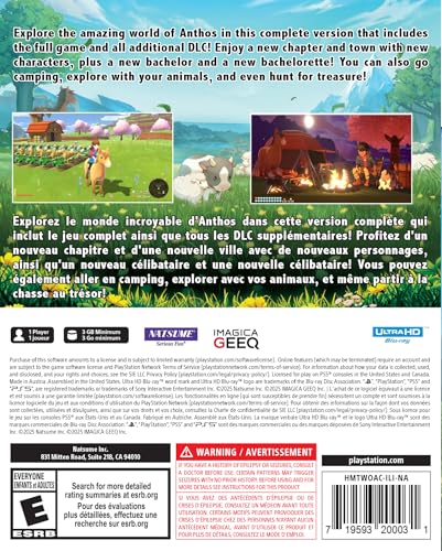 Harvest Moon: The Winds of Anthos Complete - Playstation 5 Natsume