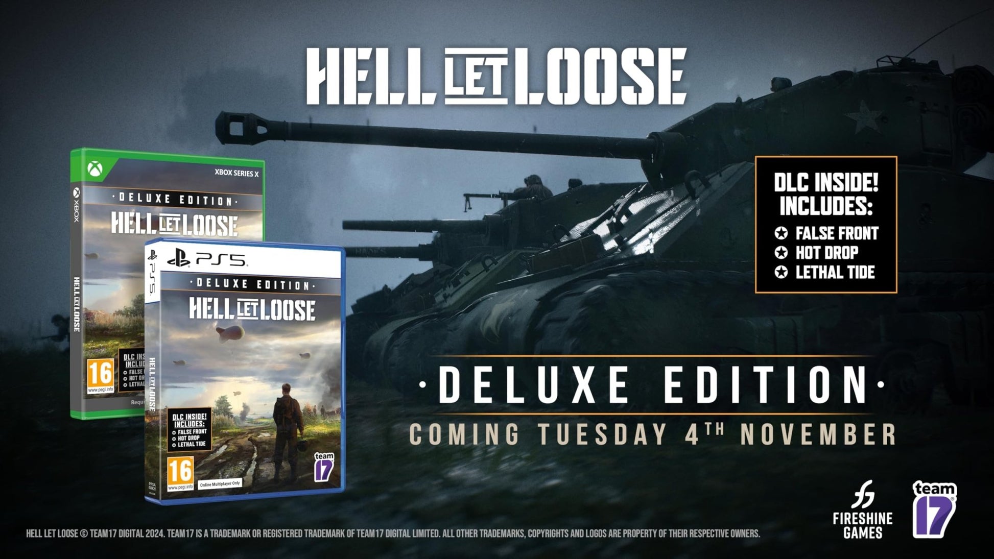 Hell Let Loose Deluxe Edition - PlayStation 5 Fireshine Games