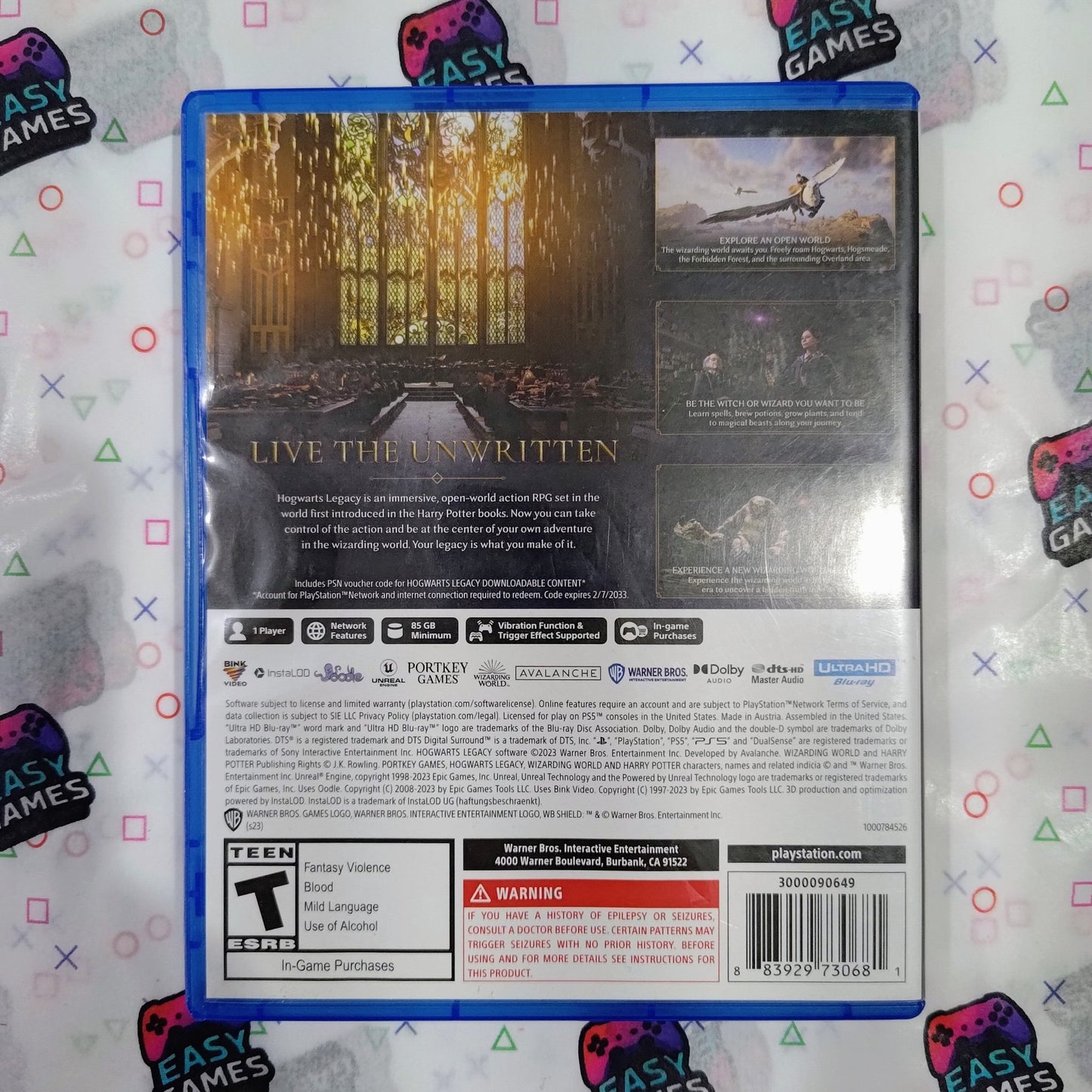 HOGWARTS LEGACY PS5 easy video game