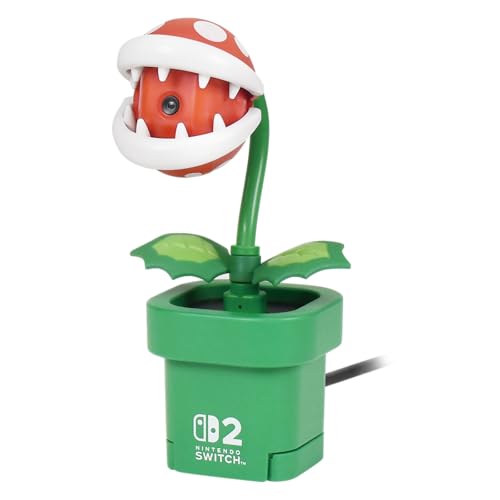 Hori Piranha Plant Camera for Nintendo Switch 2- Officially Licensed by Nintendo HORI