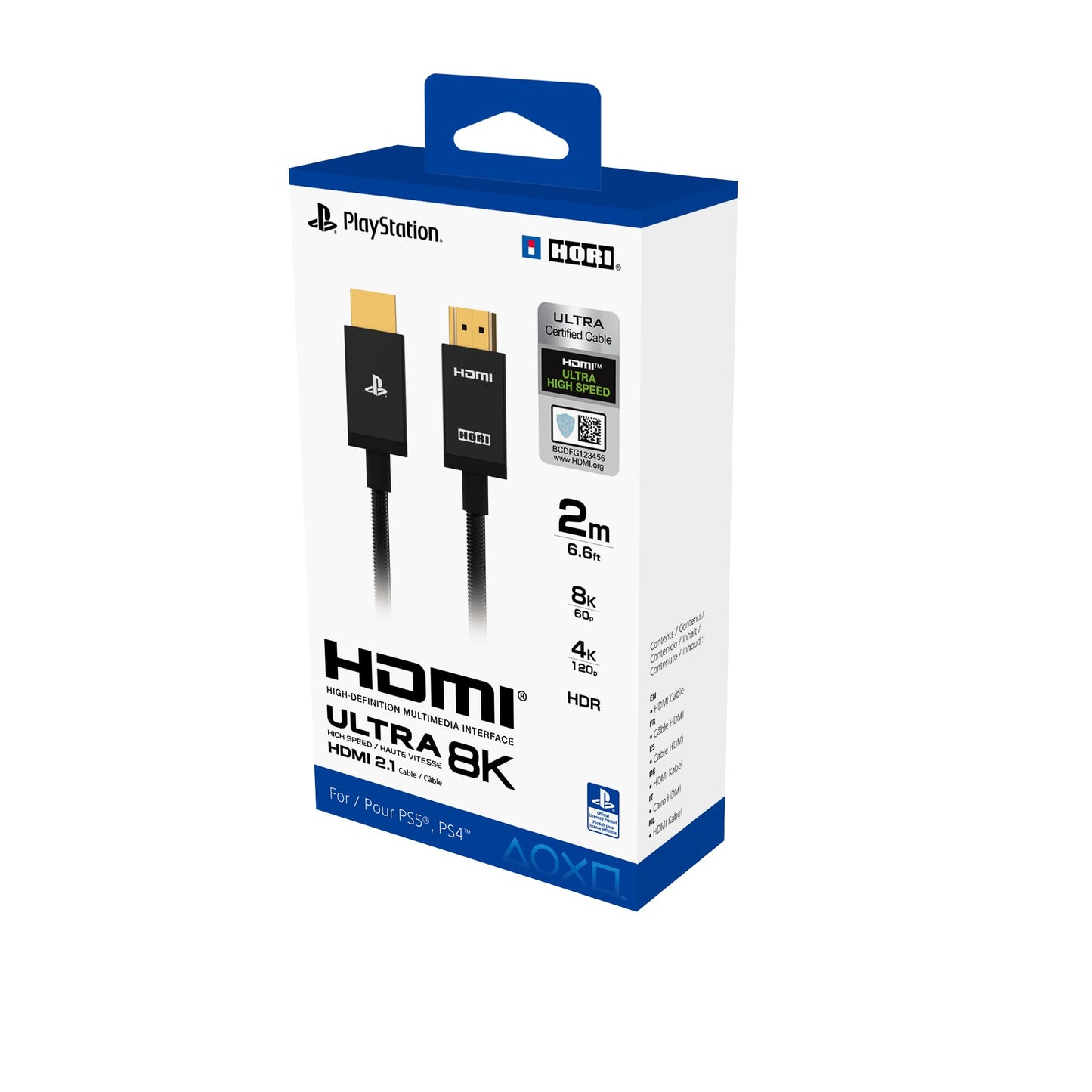 Hori Ultra High Speed HDMI Cable for PlayStation® 5 - Officially Licensed HORI