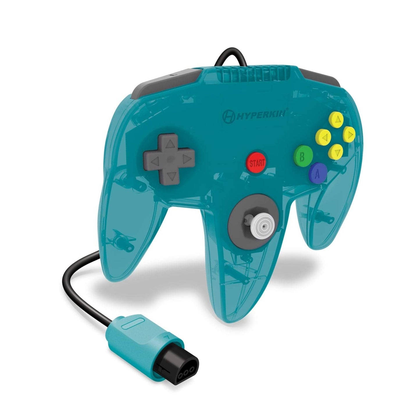 Hyperkin "Captain" Premium Controller for N64 (Turquoise) - Nintendo 64 Hyperkin