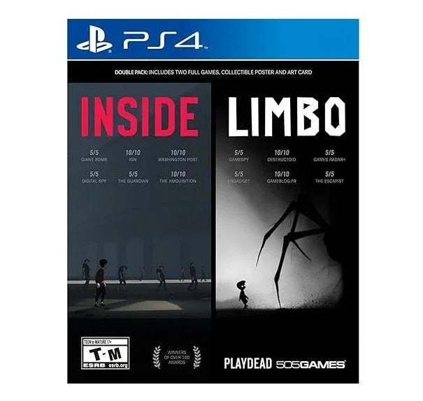 INSIDE + LIMBO JUEGOS COMPLETOS PS4 easy video game