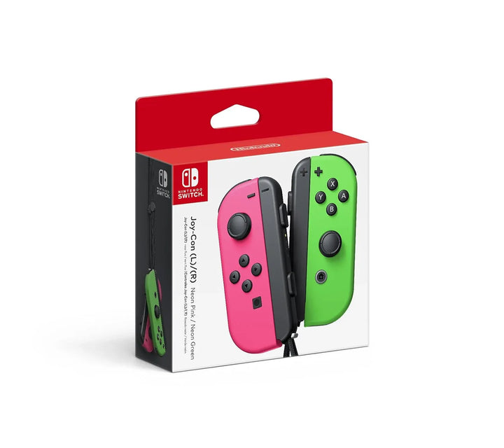 JOY-CON NINTENDO SWITCH NEON PINK / NEON GREEN easy video game