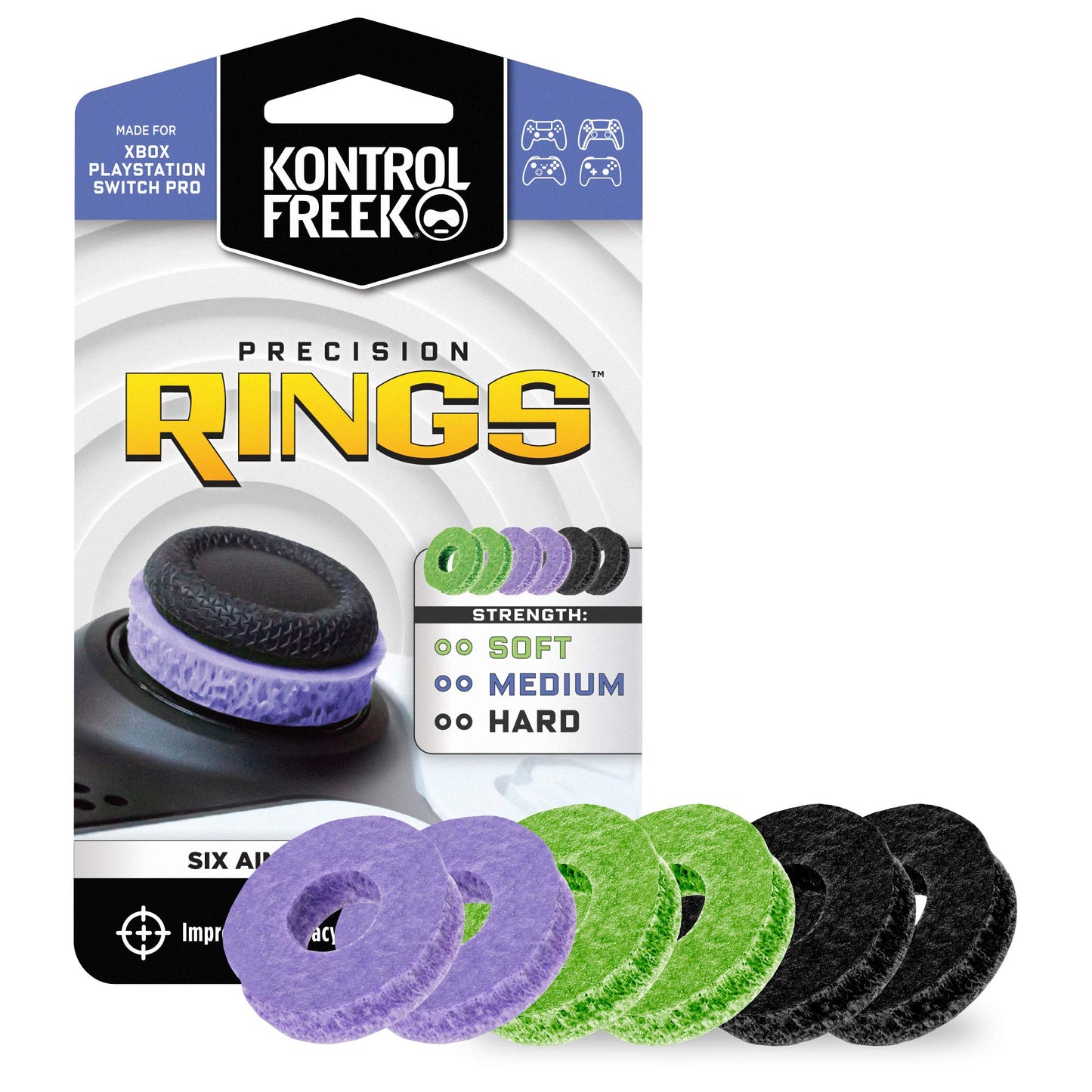 KontrolFreek Precision Rings Aim Assist for PS4, PS5, Xbox, Switch KontrolFreek